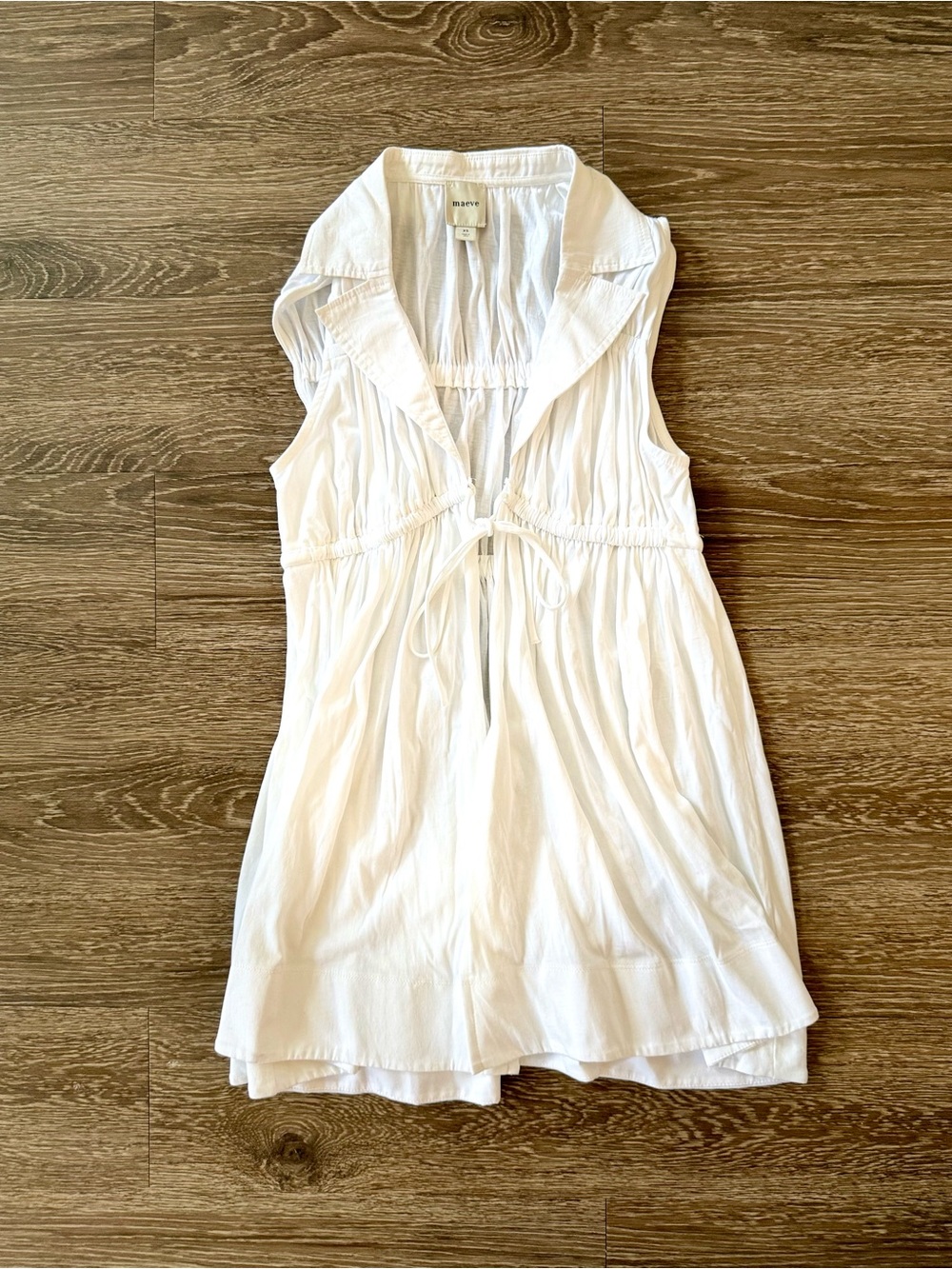 Maeve by Anthropologie Smocked Curtain Tank Size XS - EUC